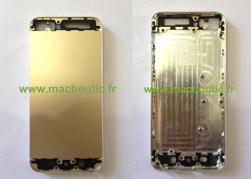 金色iPhone 5S外殼再曝光 或9月10日發(fā)布